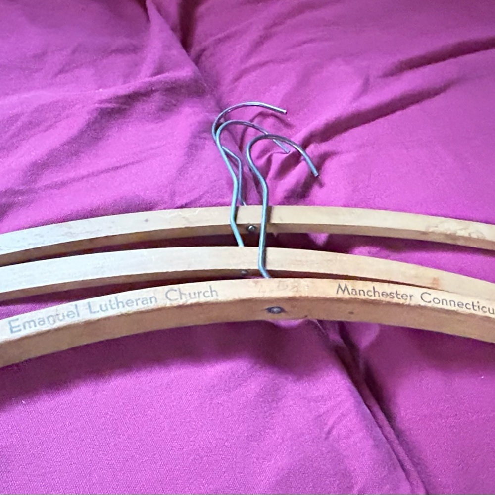Vintage (50’s)Wooden Hangers